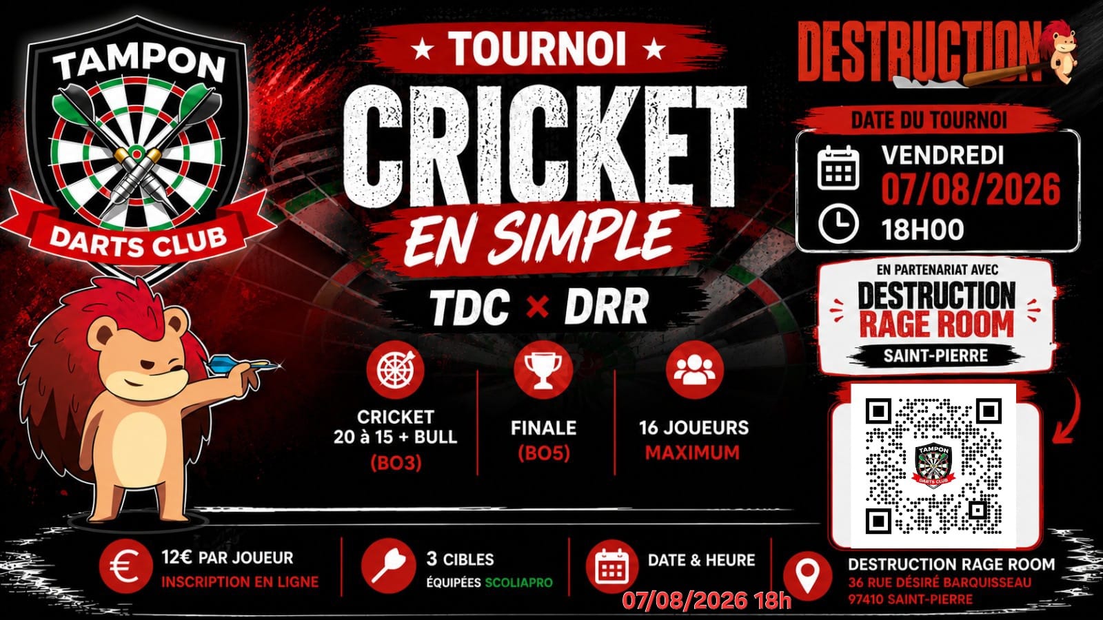 TOURNOI CRICKET EN SIMPLE