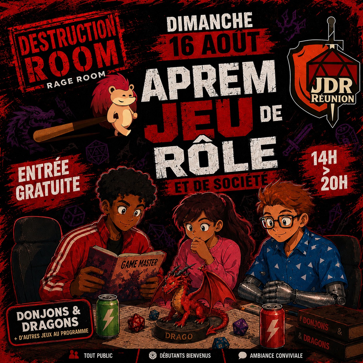 Jeux de société ouvert à tous